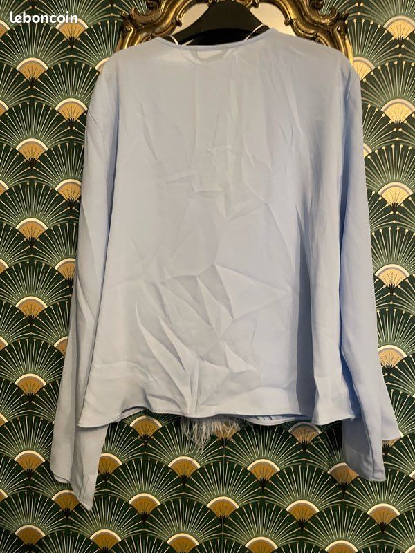Blouse bleu ciel Zara taille xl neuve Vêtements