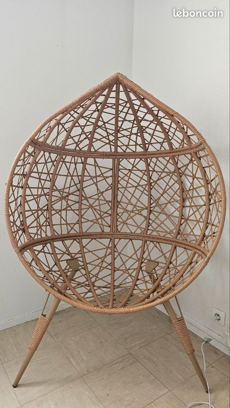 Fauteuil rotin (image 3)