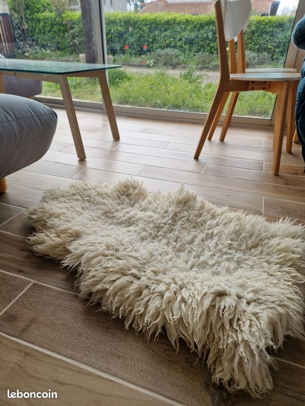 Tapis de Salon,No269, Peau De Mouton Synthétique60 X 90 Cm Faux Peau De