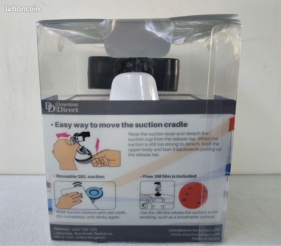 Supports Smartphone universel Rouge/Blanc - Downton Direct (image 3)