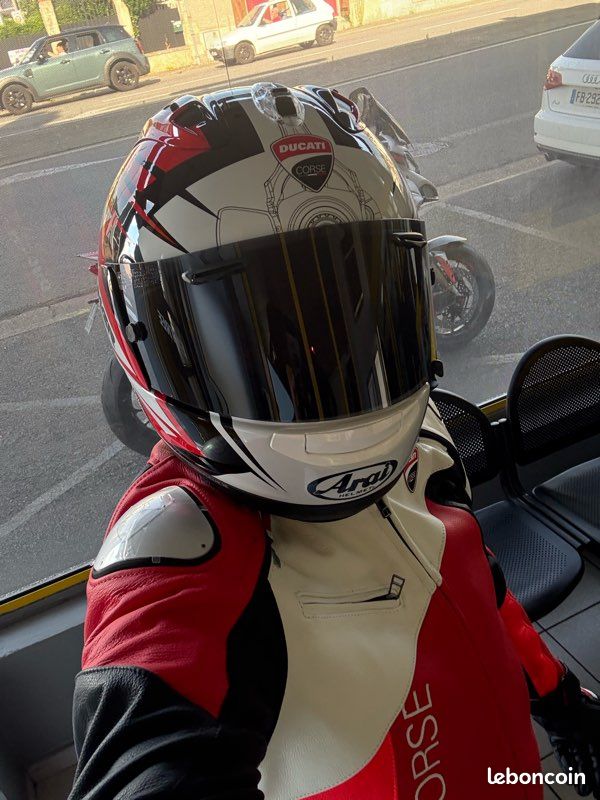 Blouson ducati cuir neuf taille M (image 1)
