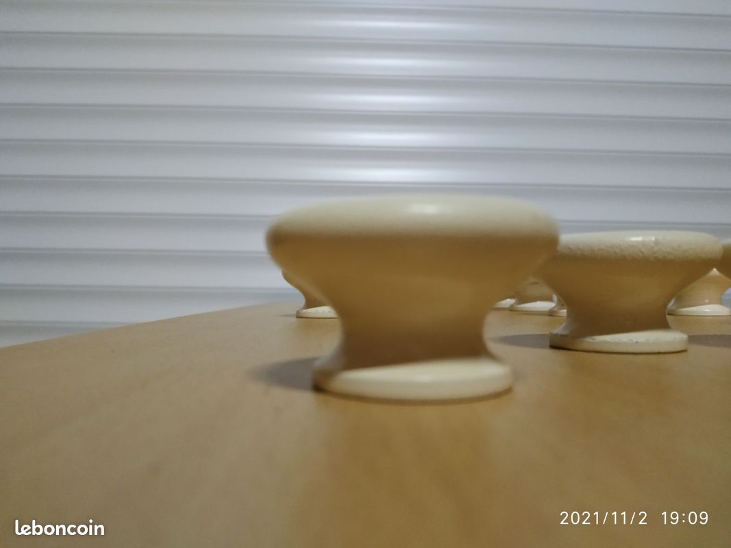 Boutons de portes ronds en bois (image 3)