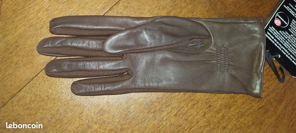 Gant cuir isotoner (image 2)