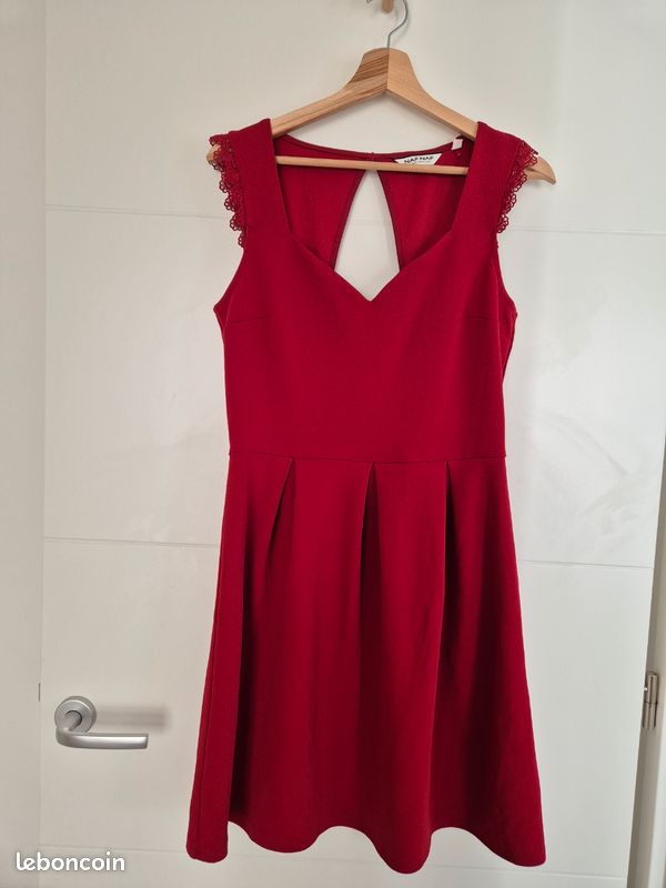 Robe Chemise Naf Naf Robe Bordeaux Robe De SoirÃ©e Naf Naf