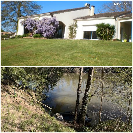 Villa bord de riviere