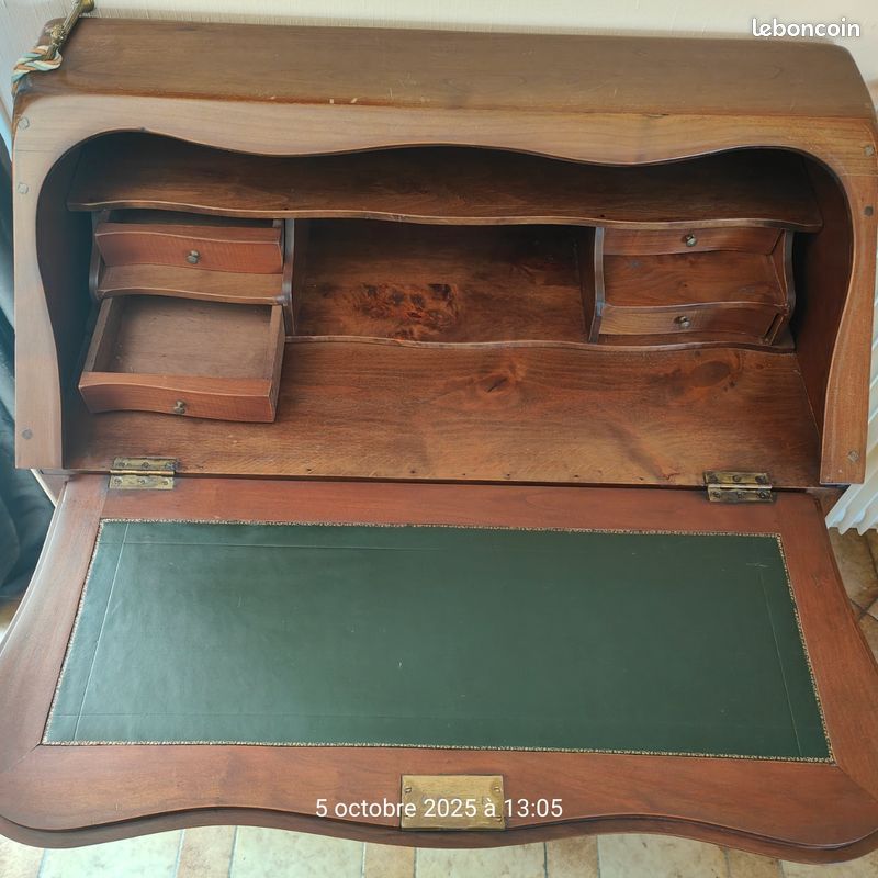 Secrétaire à pente style Louis XV 18ème (image 2)