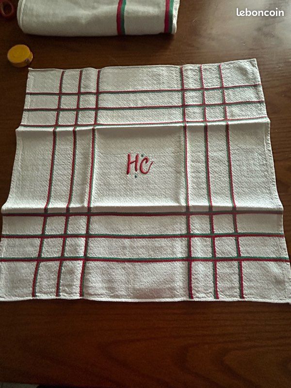 Serviette de table Basquaise - Maison Dussau - Saint Jean de Luz