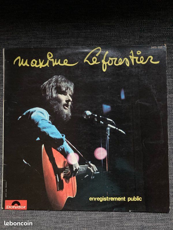 Vinyle 33T Maxime LE FORESTIER En public (image 1)