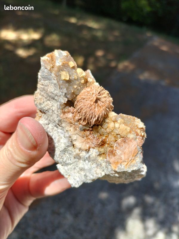 Minéraux français – Fluorite, baryte et quartz – Beaussais-Vitré (79) - France (image 1)