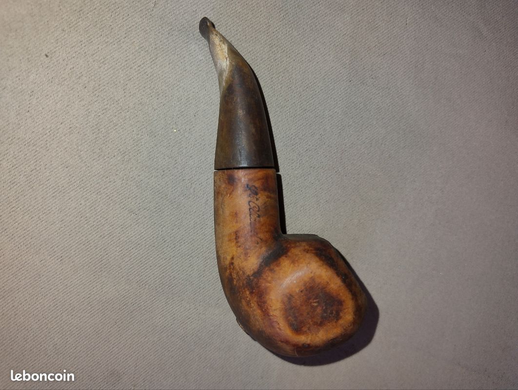 Ancienne Pipe En Bruyère Signée ALPINA Saint-Claude - Vintage - À Nettoyer