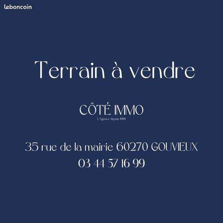 Terrain 2707 m² Gouvieux