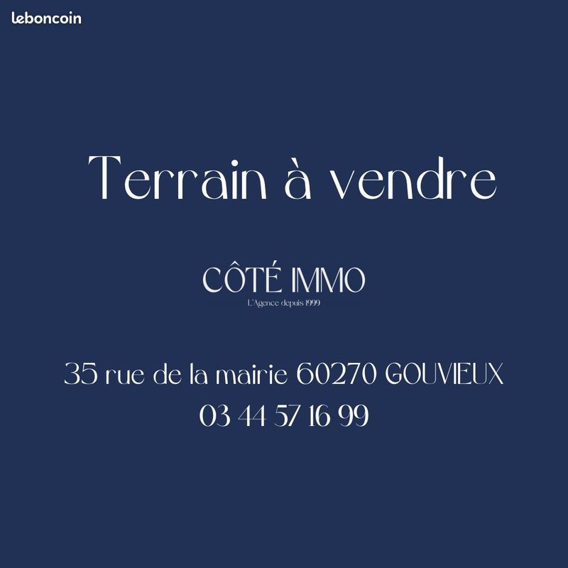 Terrain 1300 m² · à Gouvieux · 1 300 m² · 265 000 €