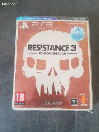 Resistance 3 Édition Spéciale Steelbook - PS3 - Version Française - Bon État
