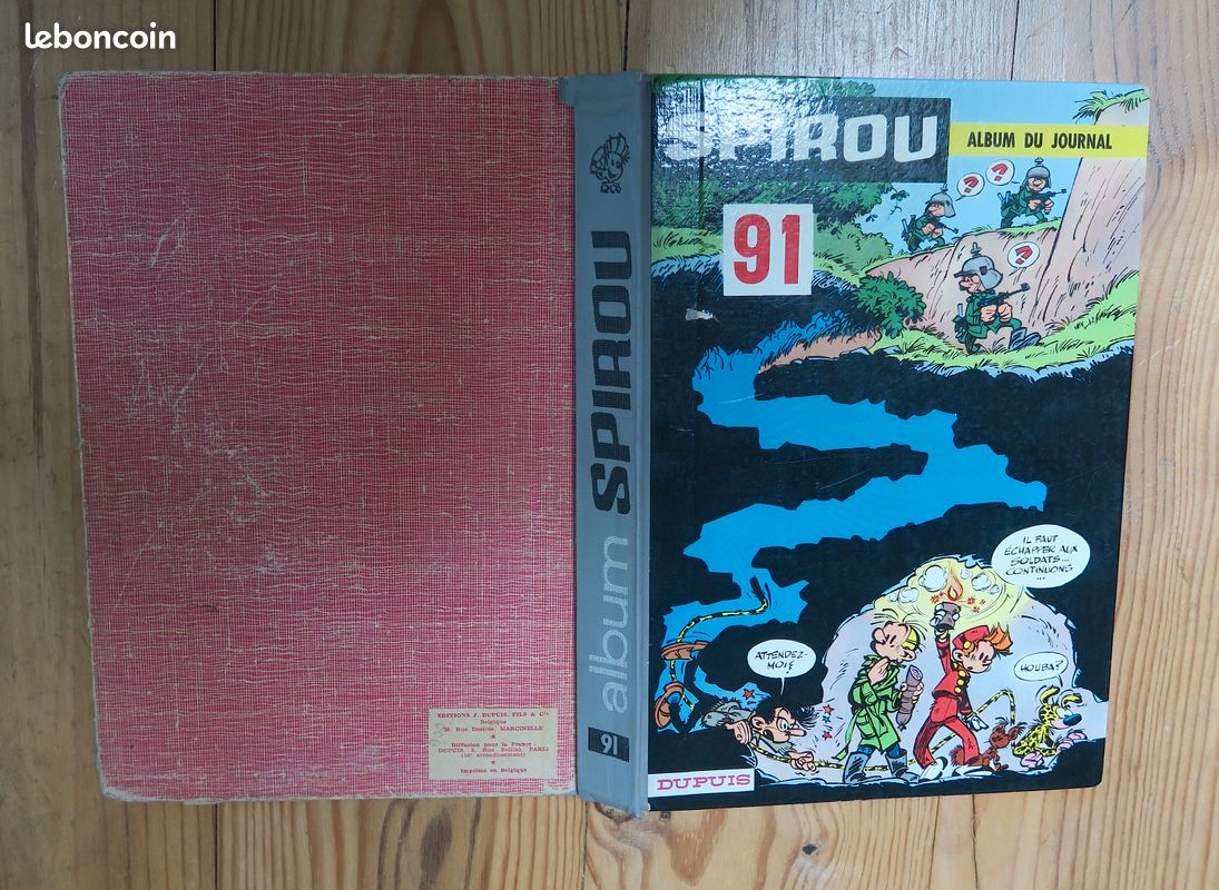 BD Reliures du Journal Spirou n° 91 et n° 103 (image 3)
