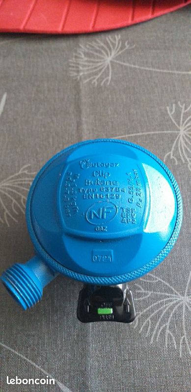 Détendeur pour bouteille de gaz à clipser (image 1)