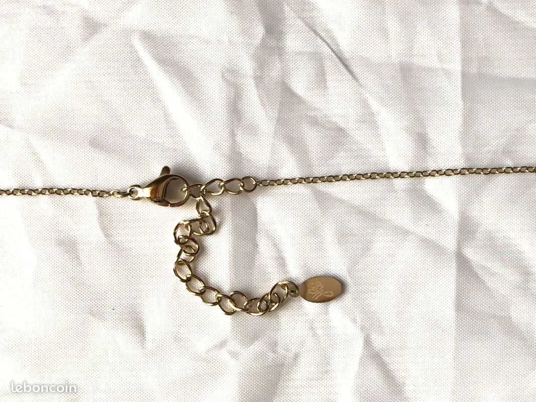 Collier Pendentif Fleur Coquillage Blanc Plage Bijou Doré Fantaisie Hommes Femmes (image 5)