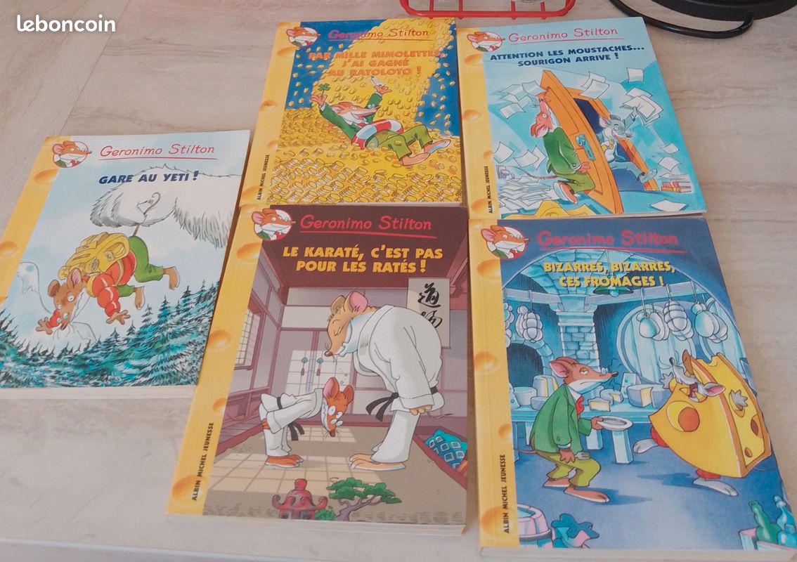 Lot 5 livres Geronimo Stilton (image 1)