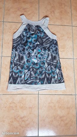 Tunique Noire Fiorella Di Verdi Taille 44 - Sans Manches, Très Bon état