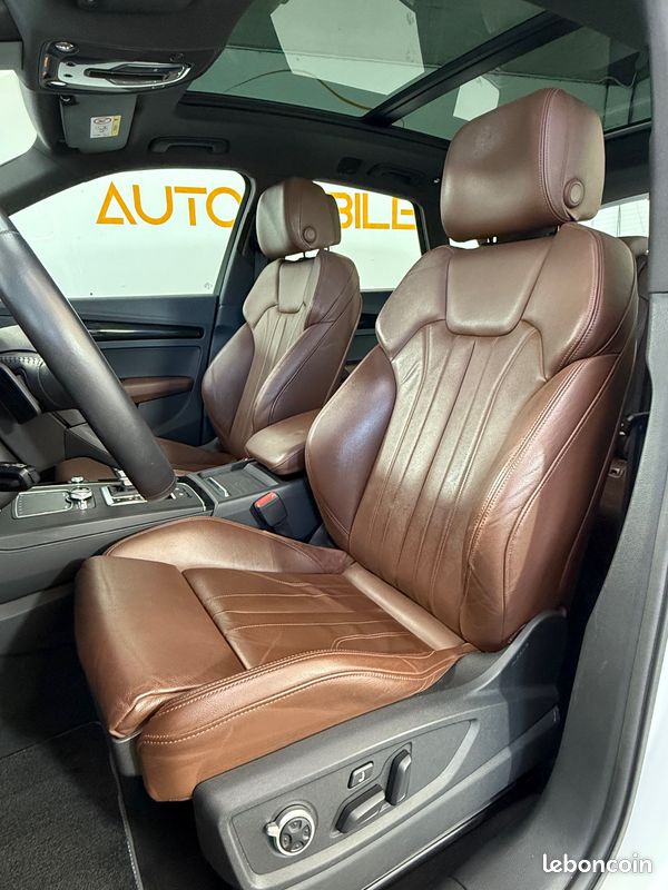 🟢Audi Q5 55 TFSIe 367ch Quattro S-Line / 127 917 kms / Suivi complet Audi / Cuir Milano / Toit panoramique / Attelage / Carplay (image 11)