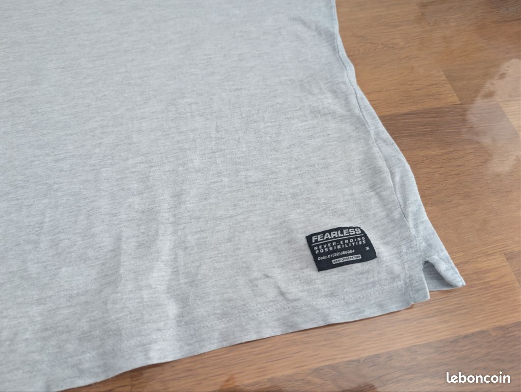 Pull-shirt Garçon Primark 2-3 Ans Gris Coton - Miniboss - Très Bon état