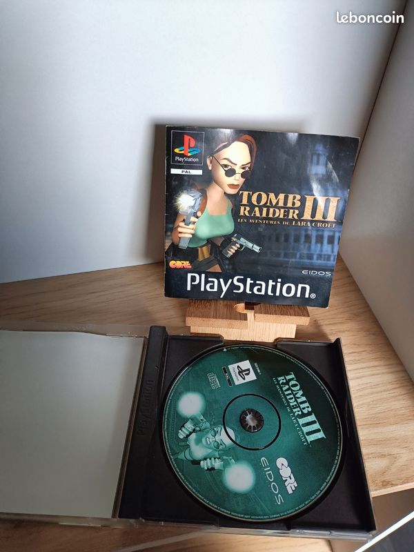 JEU SONY PLAYSTATION 1 PS1 TOMB RAIDER III LES AVENTURES COMPLET EN BOITE