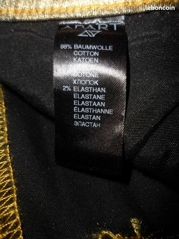 Pantalon / jean slim doré APART , taille 36 , NEUF (image 4)