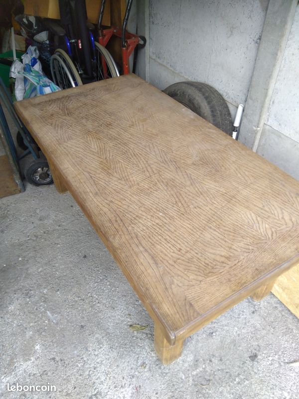 Table de salon chene (image 1)