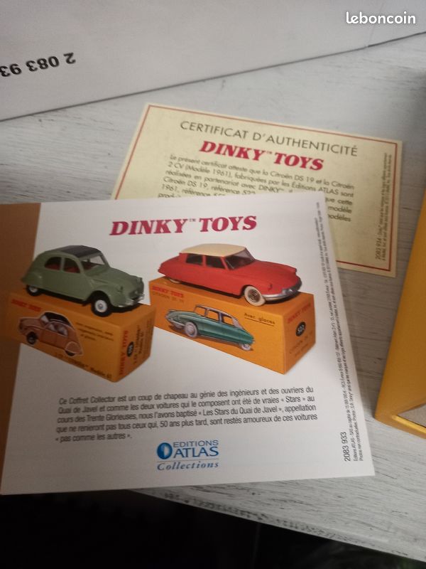 Dinky coffret 2cv ds (image 5)