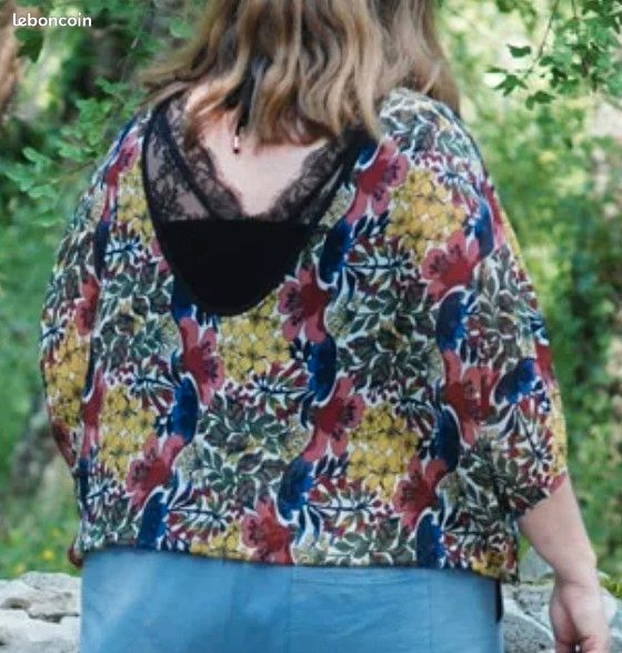 Molly braken blouse fleurie voile 48 leger tunique chemisier (image 8)