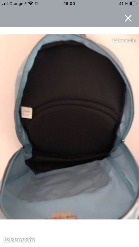 Sac à dos bleu, poivre blanc (image 6)