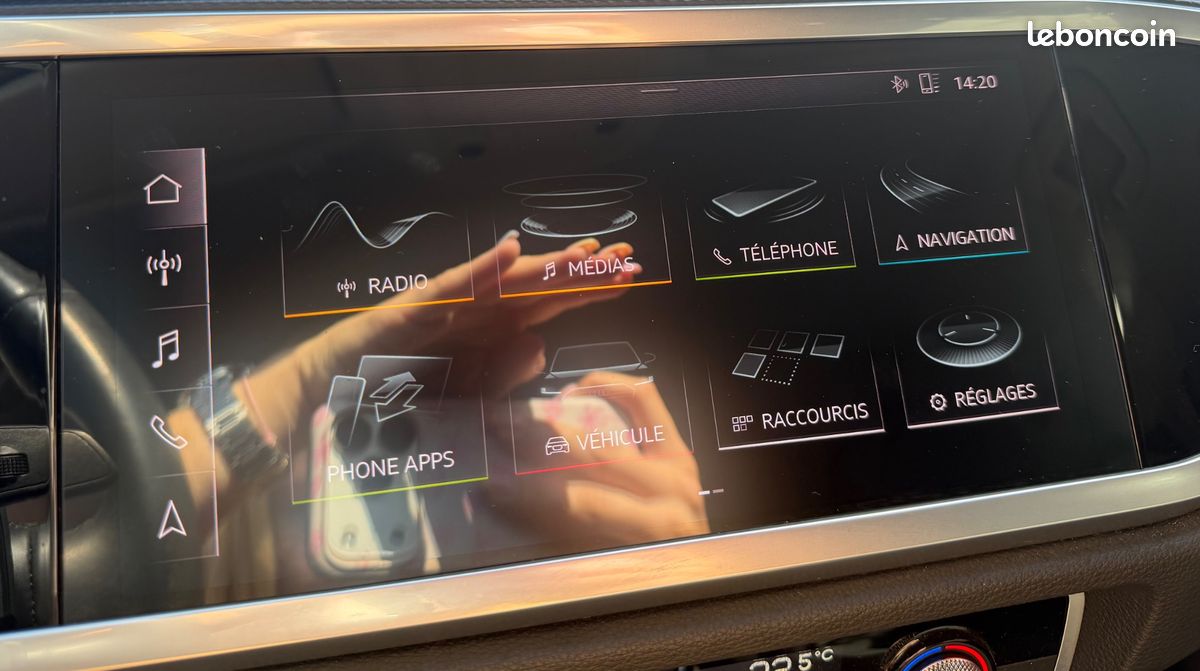 AUDI Q3 II 35 TFSI 150 MHEV ADVANCED S TRONIC 7 + CAMERA + CARPLAY + HAYON ELECTRIQUe (image 16)