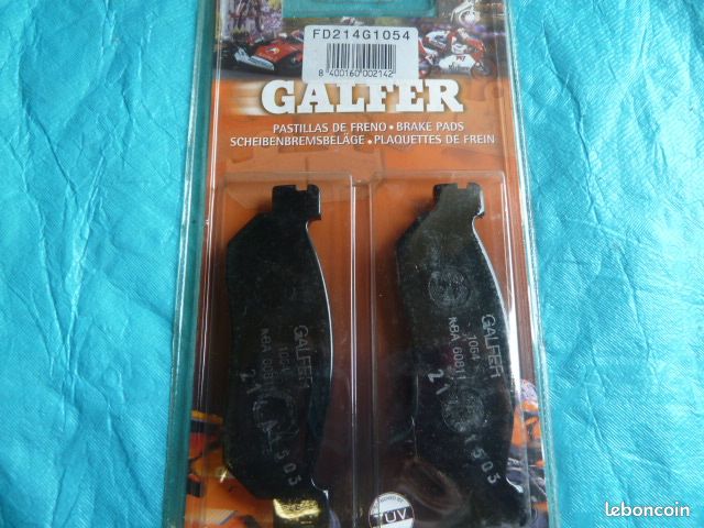 Plaquettes frein YAMAHA XMAX YZF XT GALFER FD214 (image 1)