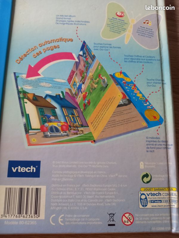 Livre Interactif VTECH OUI-OUI - Magi'Histoire (2-5 ans - Pages Rigides) (image 8)