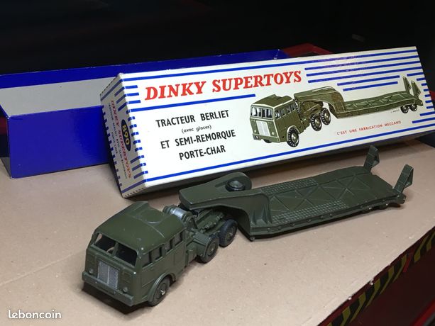 Dinky Toys - Porte-char Berliet Militaire N1 - Version Jantes Pleines - Métal