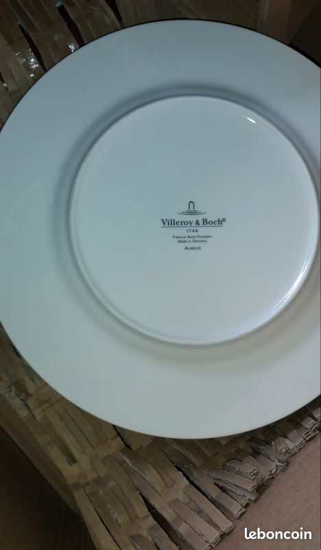 7 Assiette plate Villeroy et Boch Aureus rarement disponible env. 28 cm. Neuf et jamais utilisé (image 2)