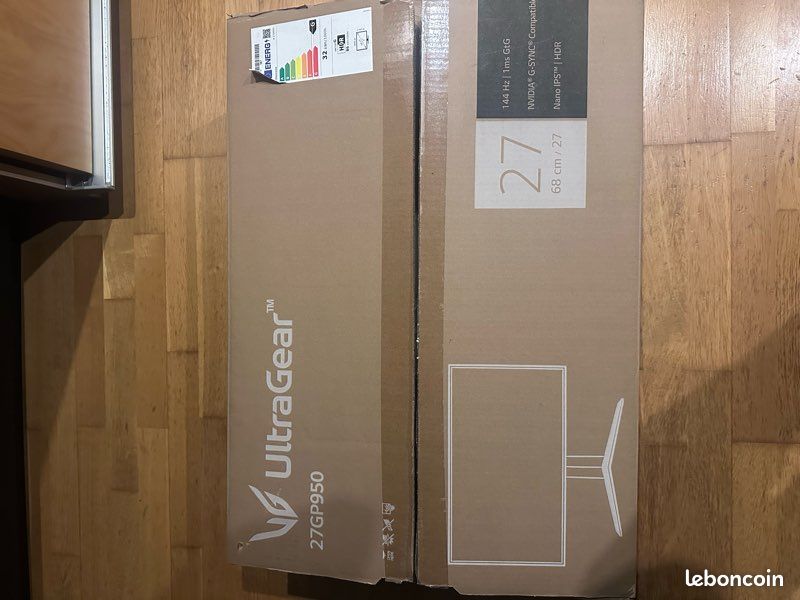 Écran gaming LG Ultragear 27GP950-B 4k (image 1)