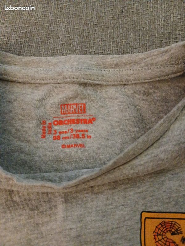 2 t-shirts spiderman 3 ans (image 5)