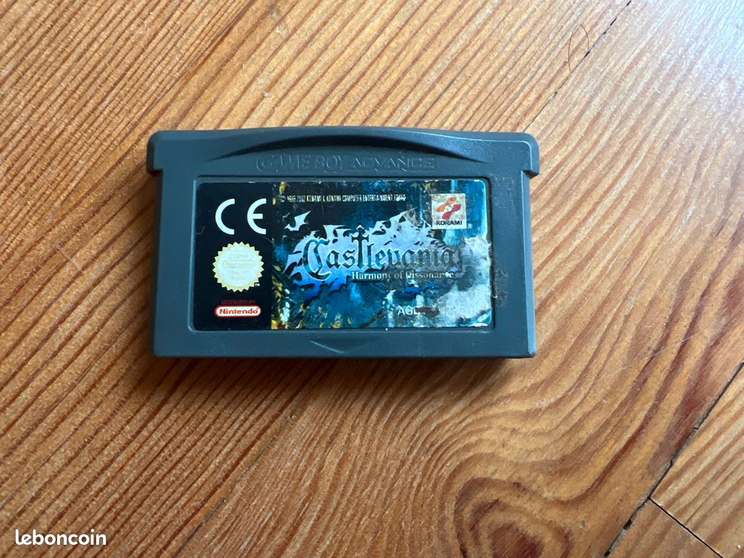Castlevania harmony of dissonance GBA pile neuve (image 1)