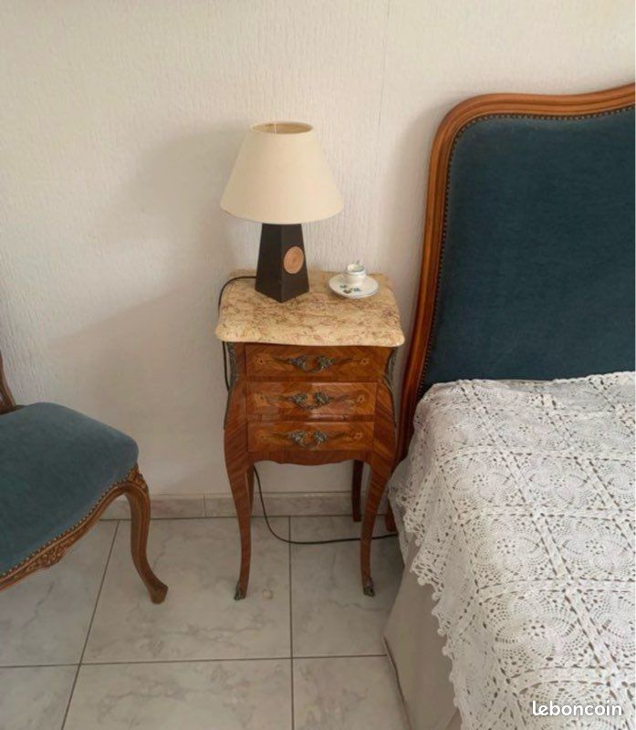 Chambre en bois de rose style Louis XV (image 8)