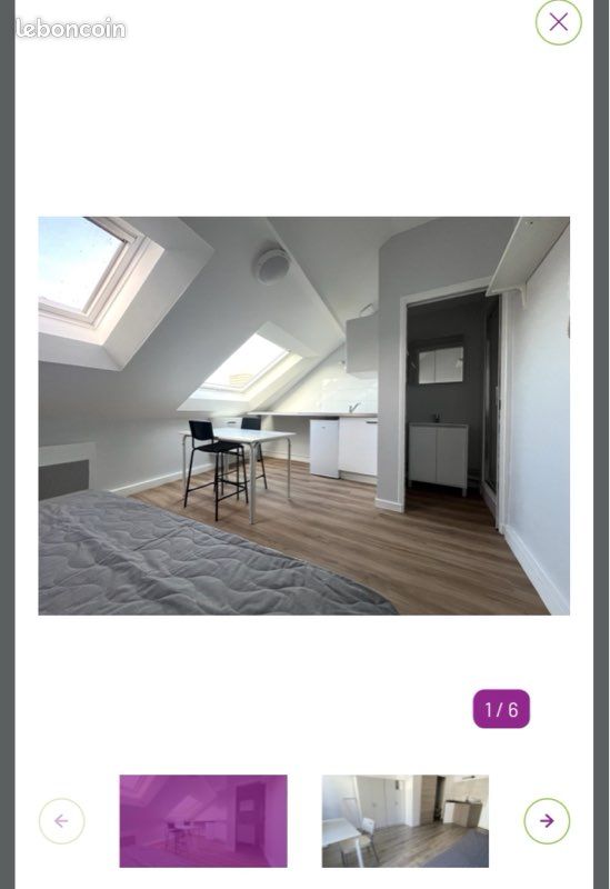 Appartement 1 pièce 19 m² · à Metz · 19 m² · 520 €