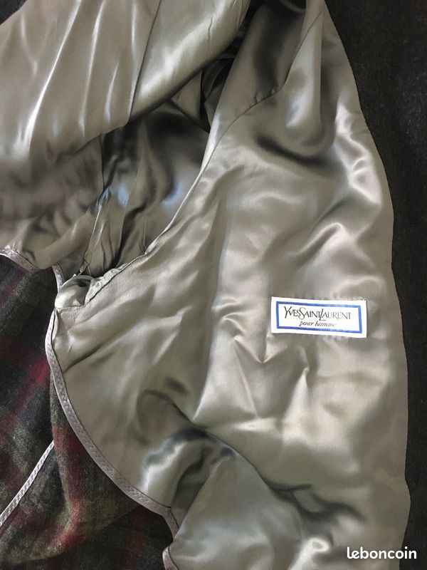 Manteau Droit Yves Saint-Laurent H taille 52 (image 5)