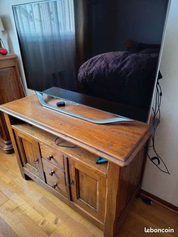 Meuble tv chene massif (image 3)