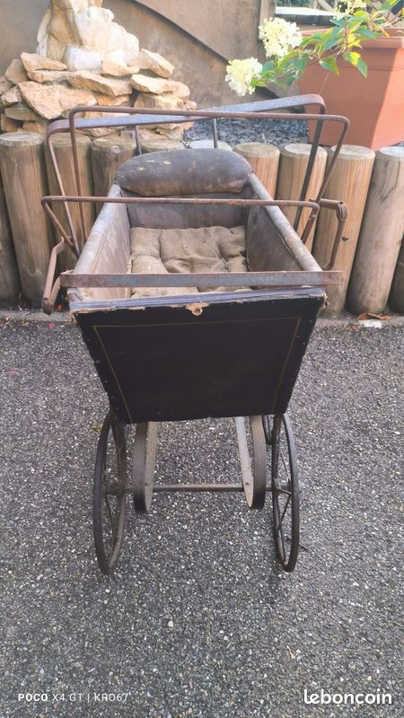 Landau Ancien Enfant Années 1920/30 – Restauré, Excellent état