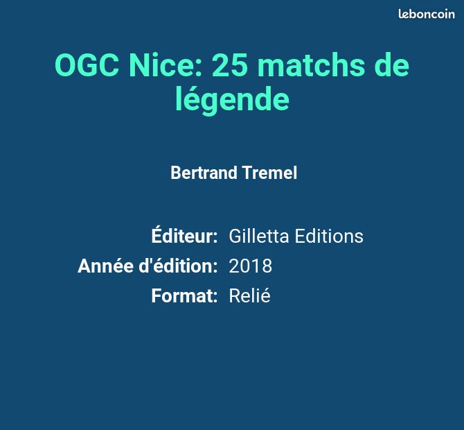 OGC Nice: 25 matchs de légende - Bertrand Tremel (image 2)