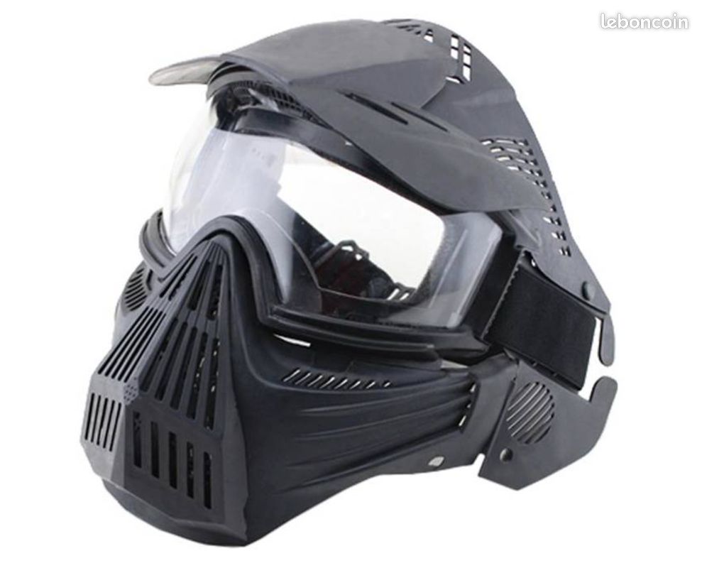 Masque Rental simple écran Noir Delta Tactics (image 4)