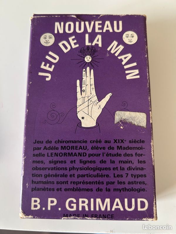 Très ancien jeu de Baraja espagnol de Grimaud, créé par Grimaud, peint