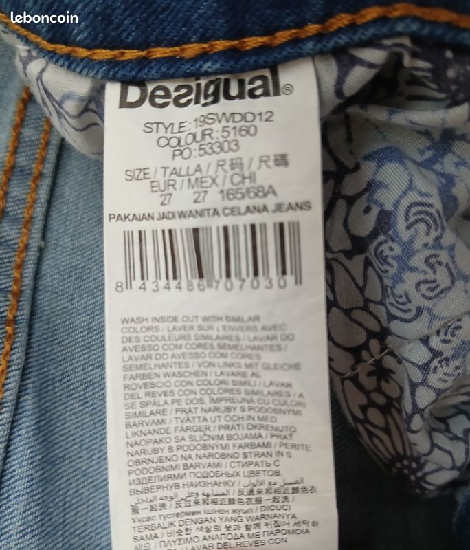 Desigual Short en jean - blue/bleu - (Seconde main