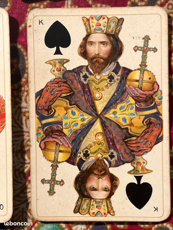 Jeu de cartes ancien pour piquet fabrication B. Dondorf à