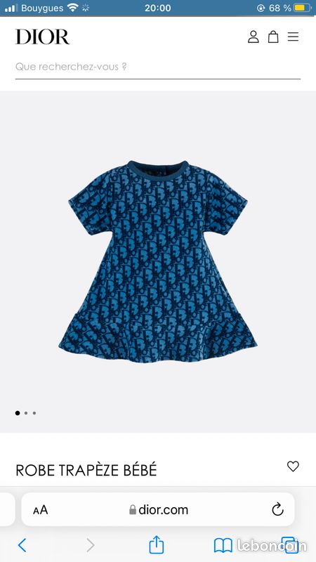 Coupon de tissus Dior (image 4)