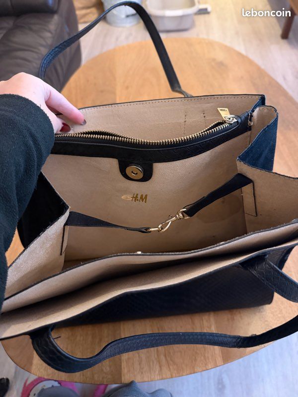 Sac cabas H&M noir Accessoires Bagagerie